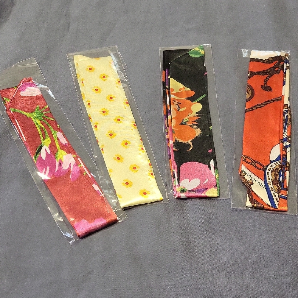 4 Pc. Set  Of Bag Scarves,